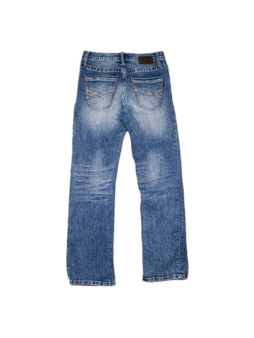 BKE Jake Bootleg Jeans Mens 30x31 Blue Bootcut Stretch Denim Medium Wash (Read)